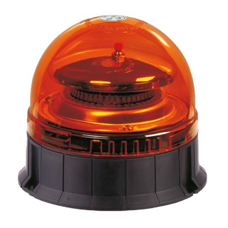 0-444-43 12V-24V R10 R65 3-Bolt Mount Multifunction Amber LED Beacon